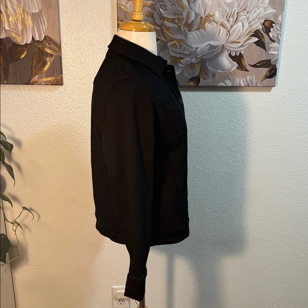 EUC Chico’s Black Denim Jacket​ - Picture 4 of 10